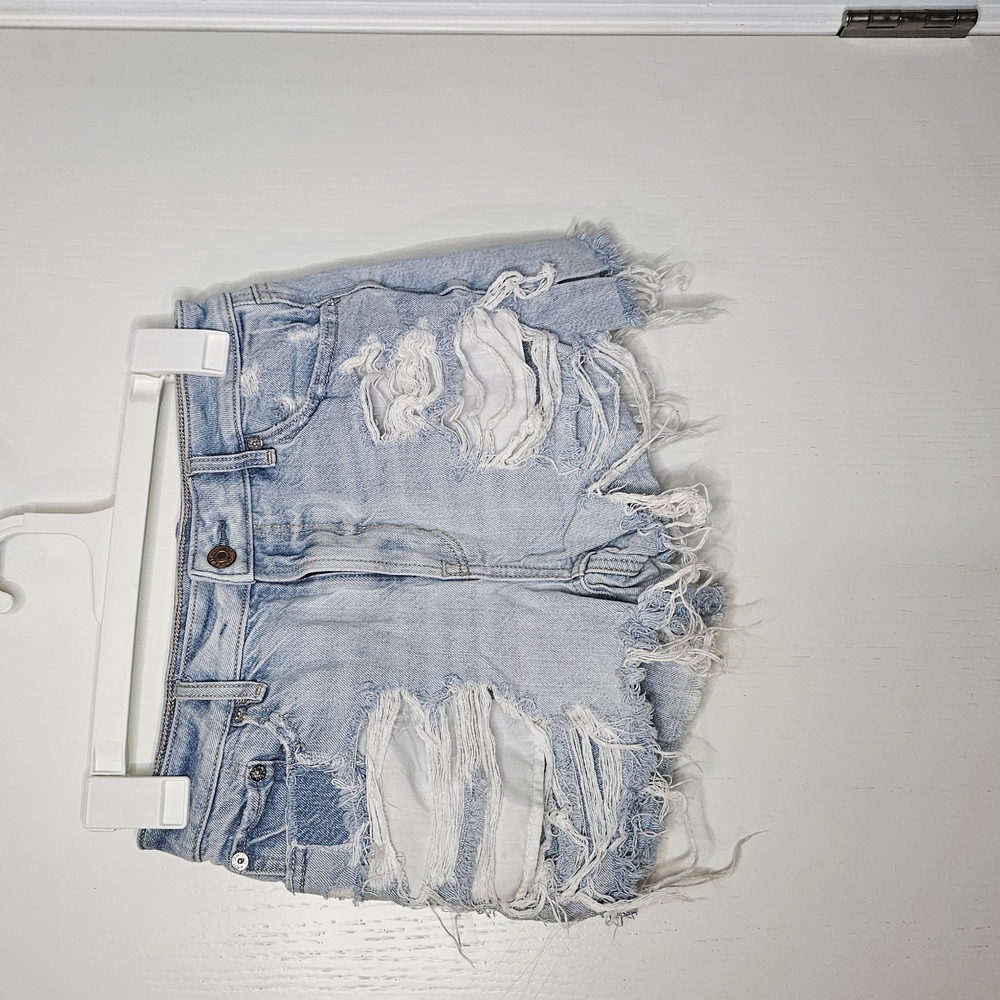 American Eagle Outfitters Light Blue Denim Shorts